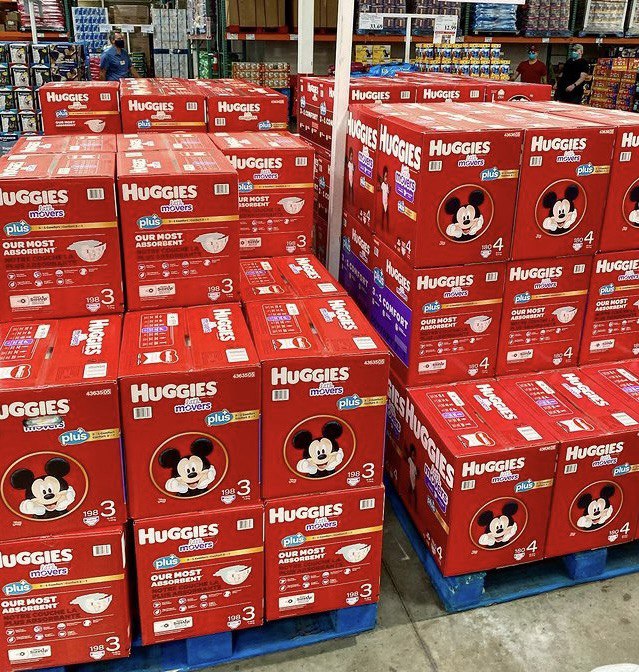 Baby Diaper Pallets Liquidation — оптовая паллета подгузников, 150 шт